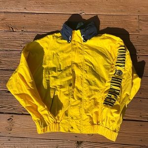 Vintage Tommy Hilfiger Hooded Jacket yellow